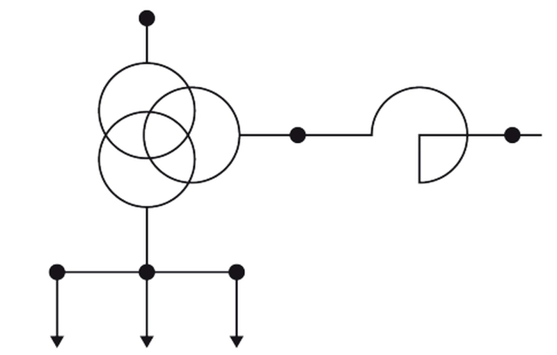 Dławik kompensacyjny podłączony do&nbsp;uzwojenia trzeciego transformatora SN